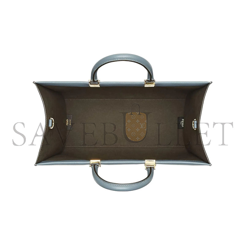 F**di sunshine medium leather blue 8bh414as79f1ppt (35*31*17cm)